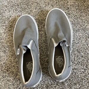 Vans‎ Light Grey Size 7 1/2 Men Or 9 Women (A113)